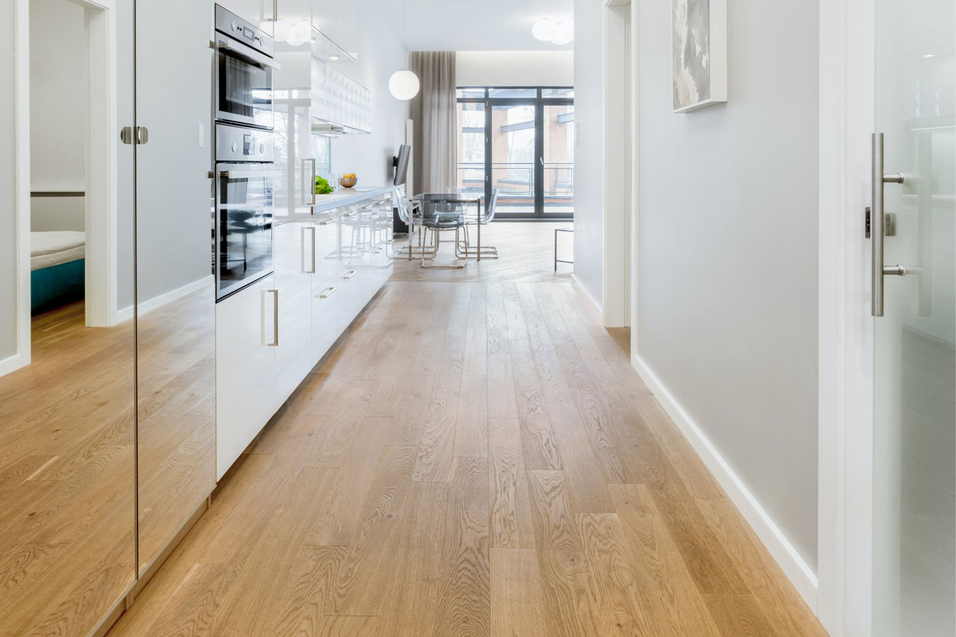 Parquet Chêne Massif 14x140mm Choix Pr bis Vernis Naturel Mat