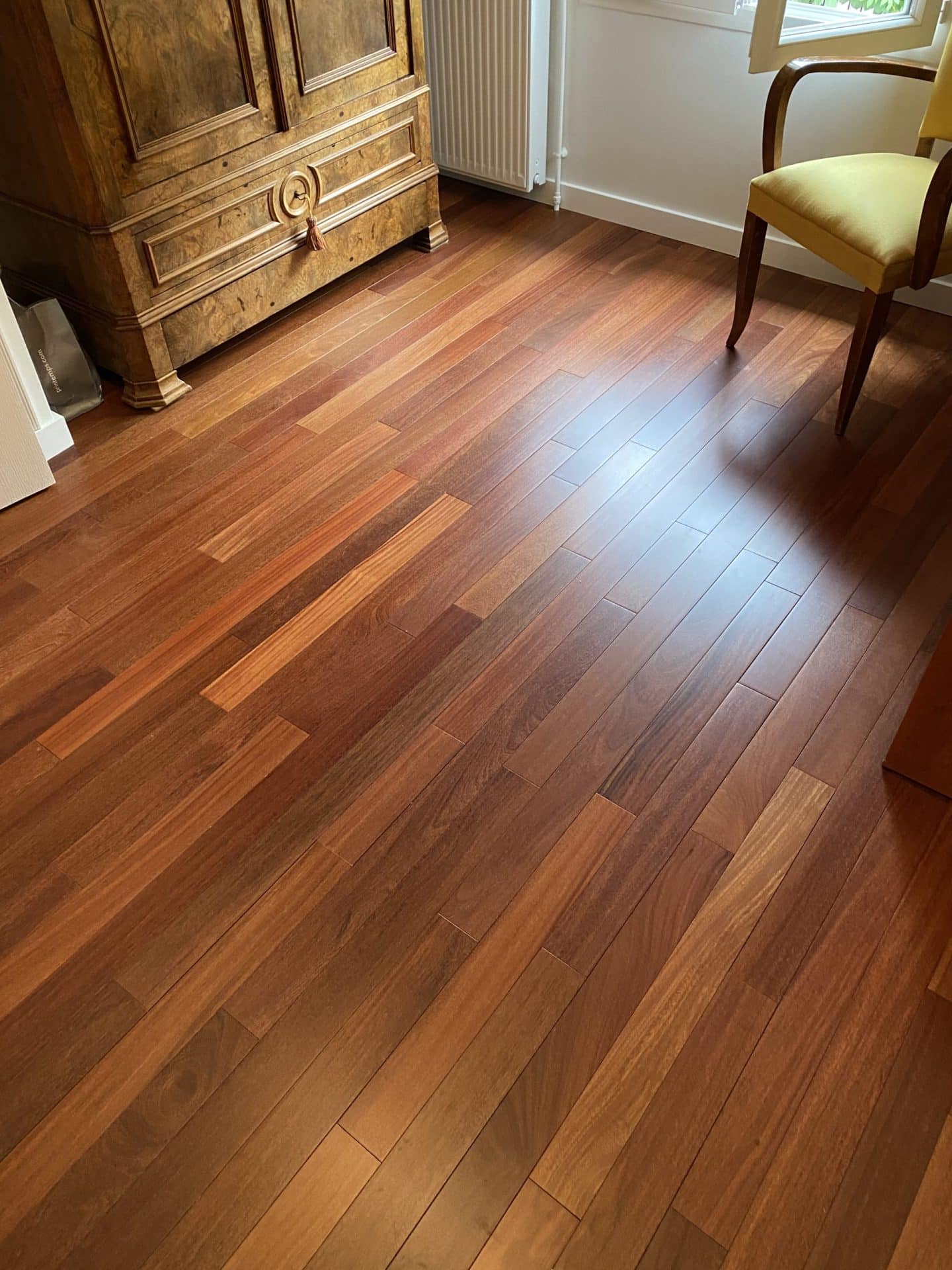 Parquet Massif CUMARU Rouge Vernis