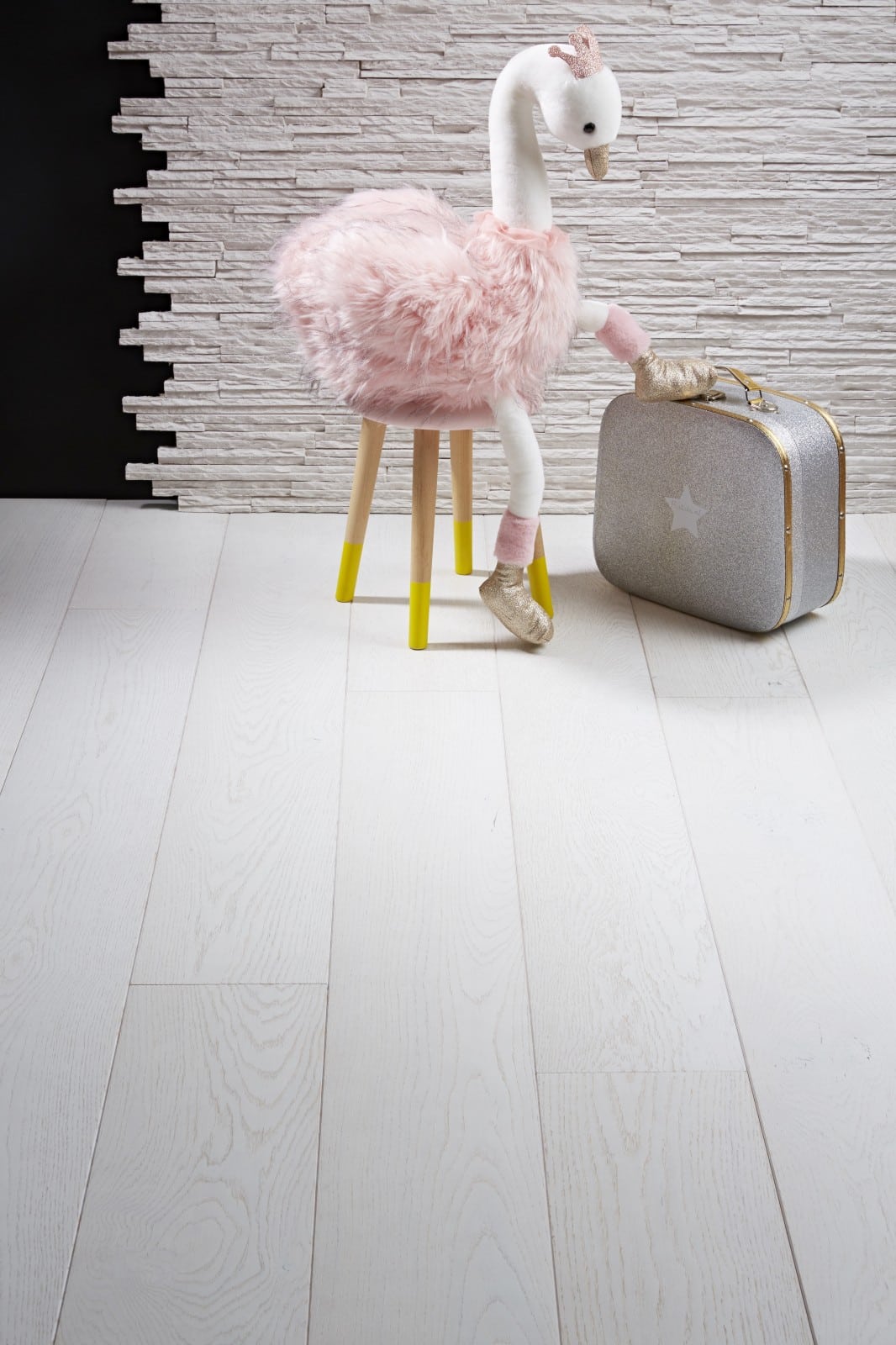 Parquet Massif Extra Blanc Mat