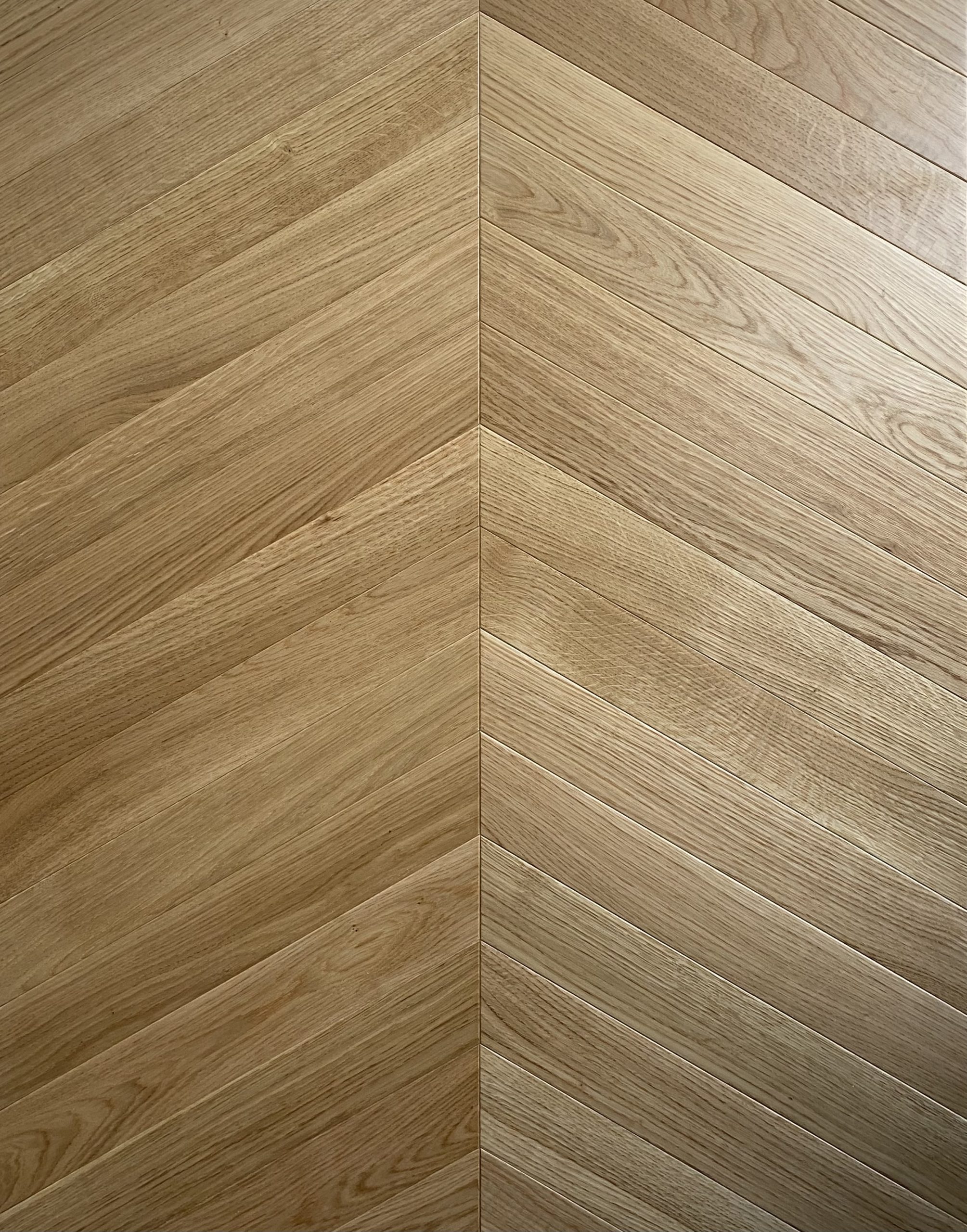 Point de Hongrie Chêne Massif Vernis NATUREL Choix PREMIER 100% Français 90mm