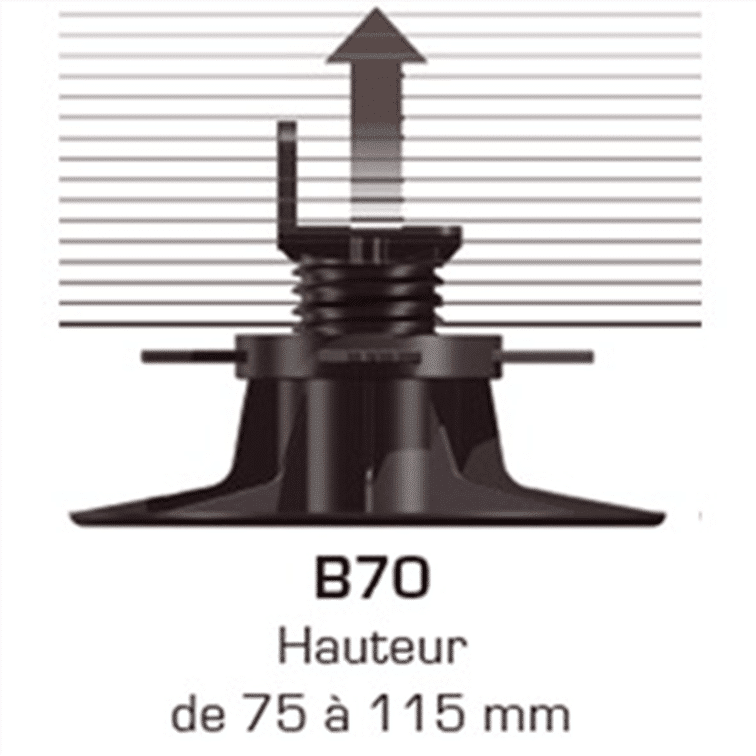 Plot Réglable Terrasse B70