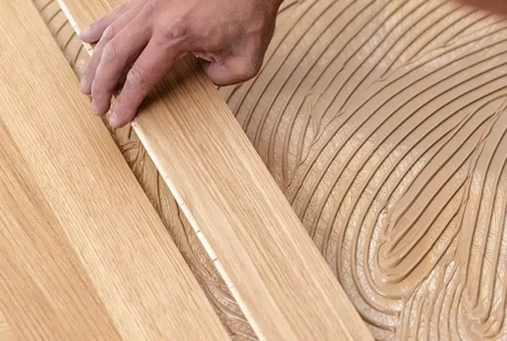 Pose de parquet